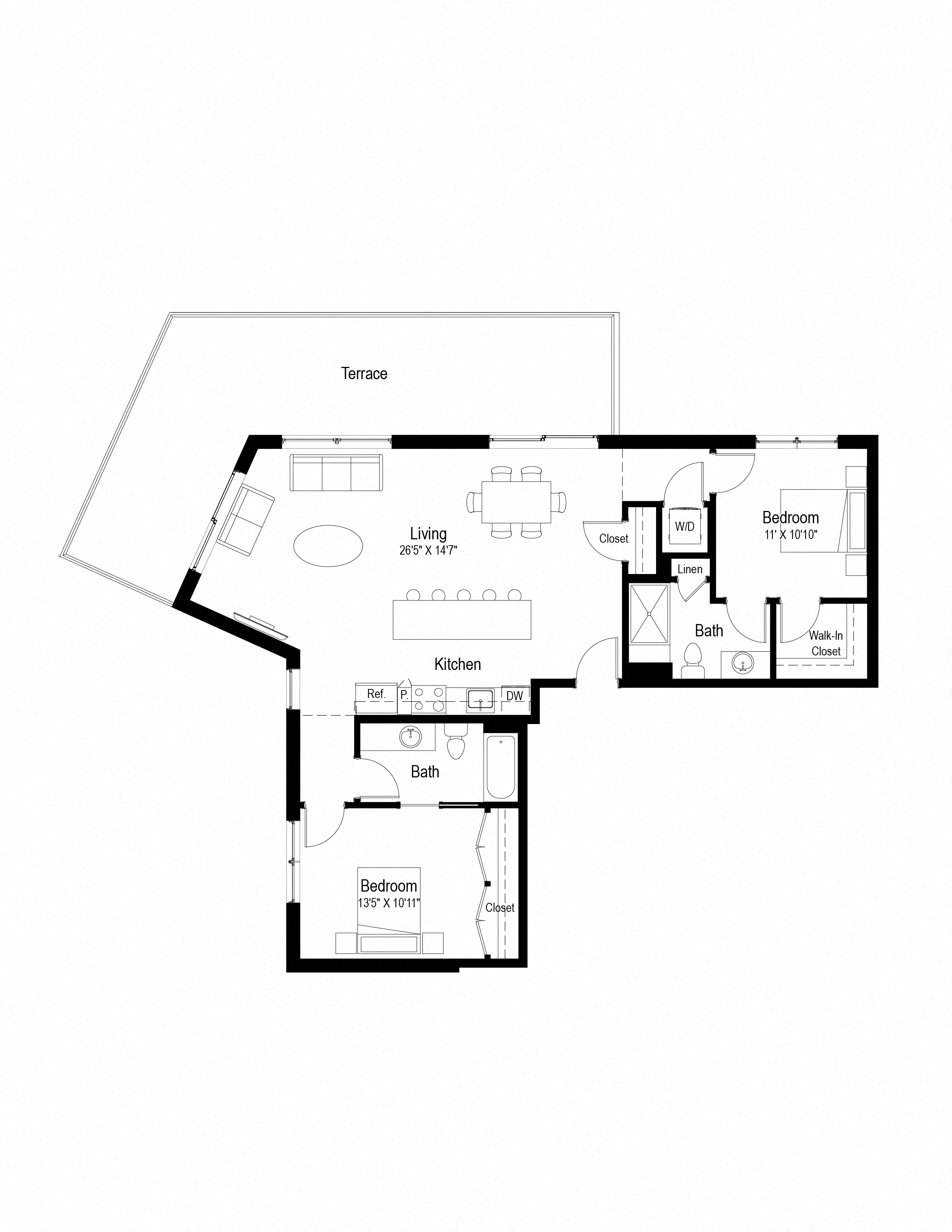 PH3 Floor Plan at Rialto, Washington District of Columbia